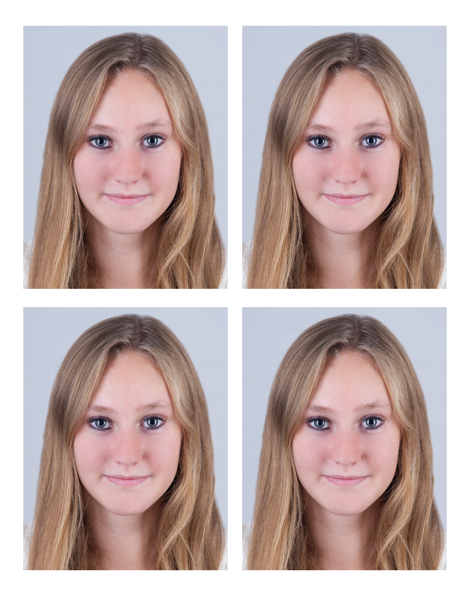 Passbilder fotografiert von Fotostudio Witten - Kristina Bruns